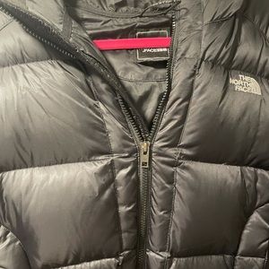 North face Down puff coat with hood xl